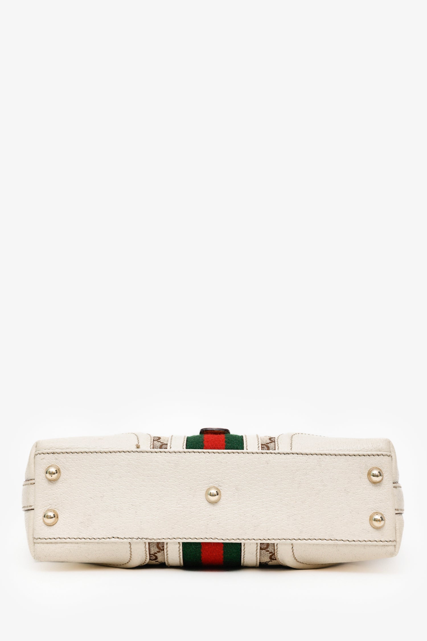 Gucci Beige Ophidia GG Web Shoulder Bag