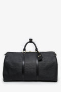 Louis Vuitton 1995 Black Epi Leather Keepall 50