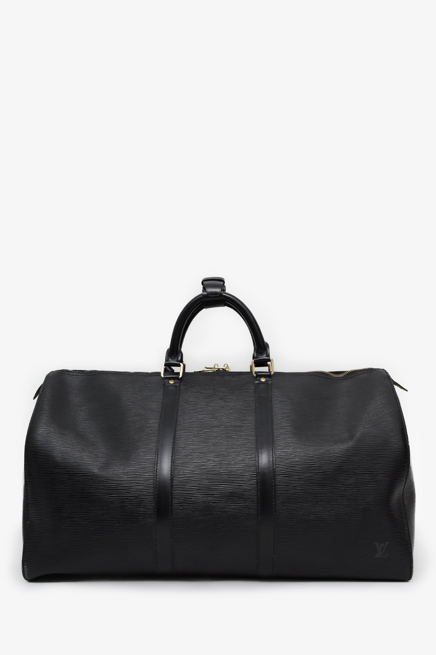 Louis Vuitton 1995 Black Epi Leather Keepall 50