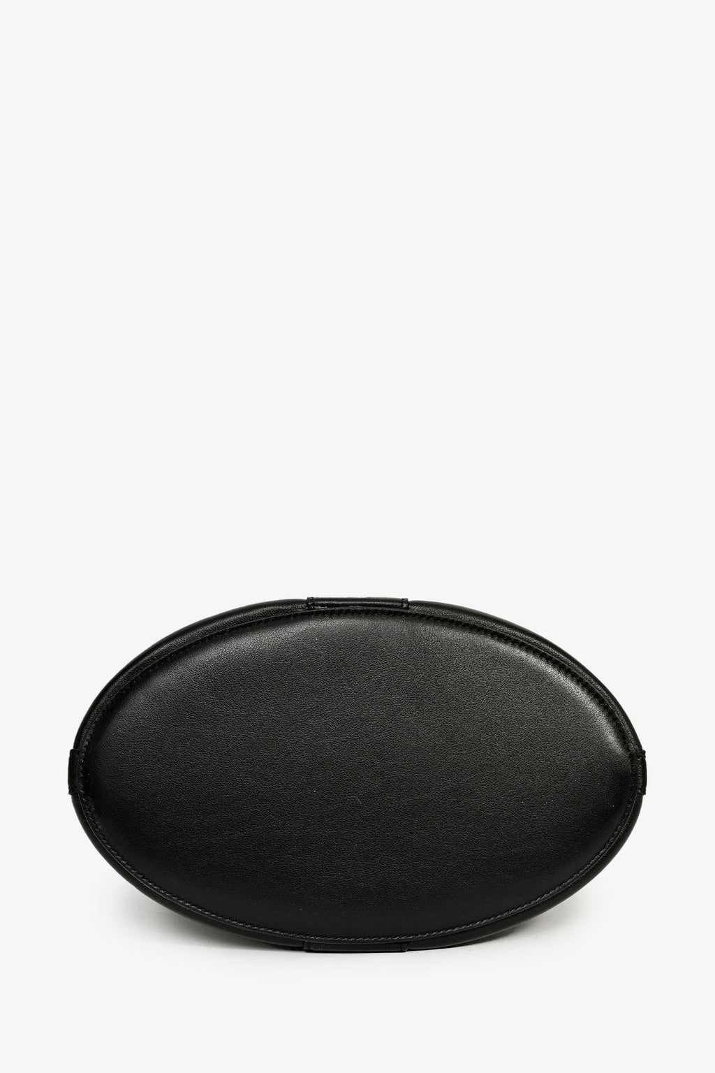 Saint Laurent Black Leather Y Bucket Top Handle Bag