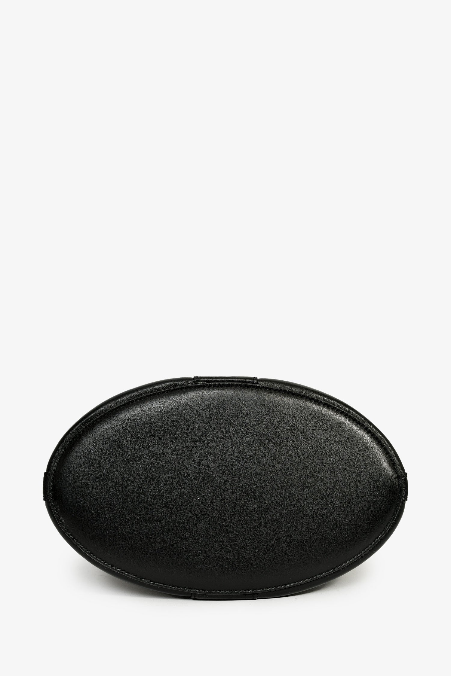 Saint Laurent Black Leather Y Bucket Top Handle Bag