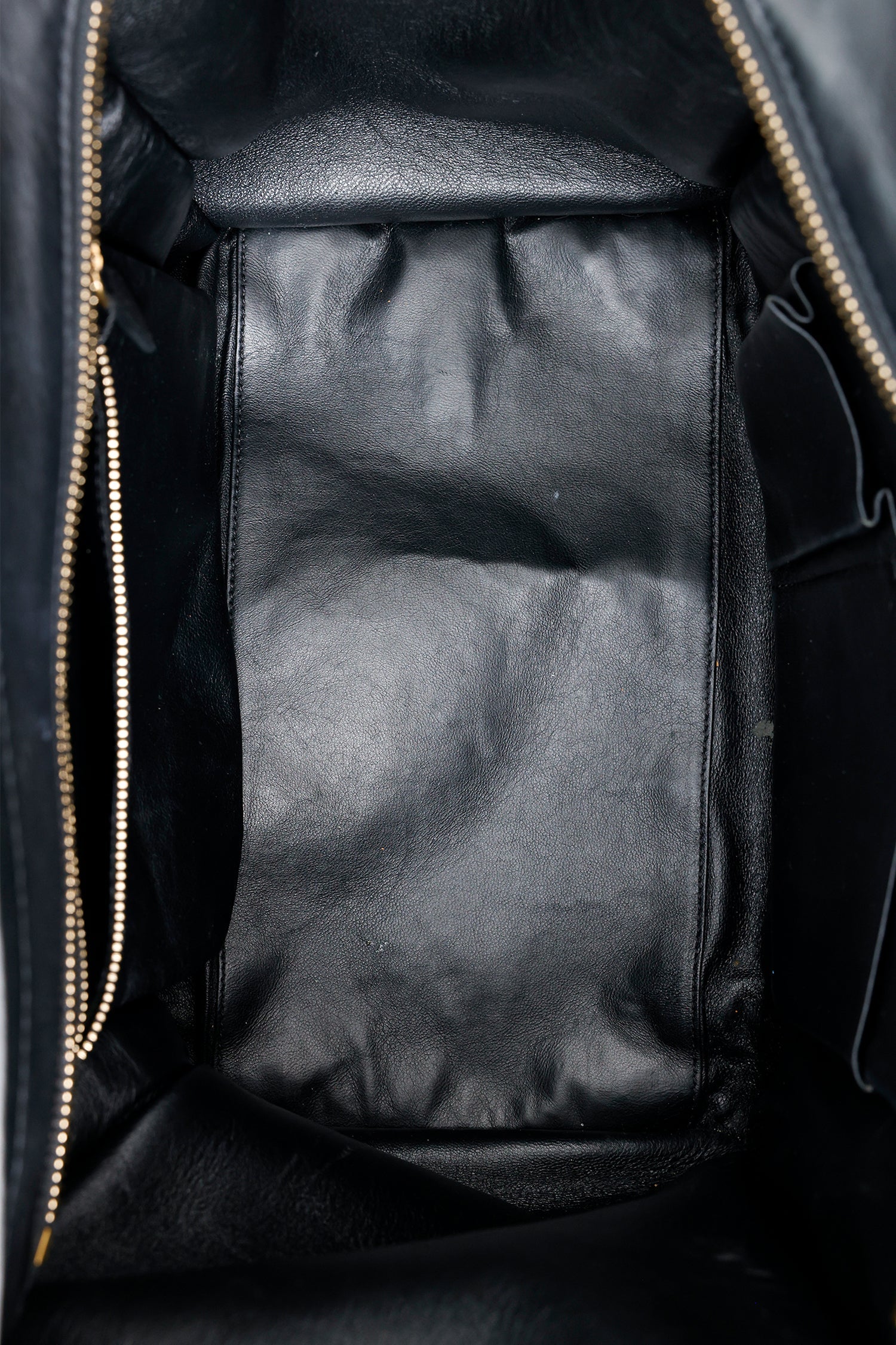 Celine Black Leather Micro Luggage Tote