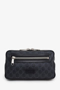Gucci Black GG Supreme Canvas Belt Bag