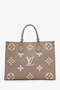 Louis Vuitton Bicolour Monogram Empreinte Leather OnTheGo MM