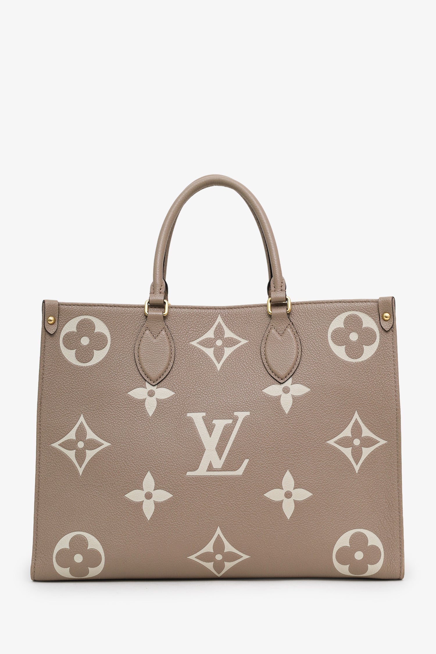 Louis Vuitton Bicolour Monogram Empreinte Leather OnTheGo MM
