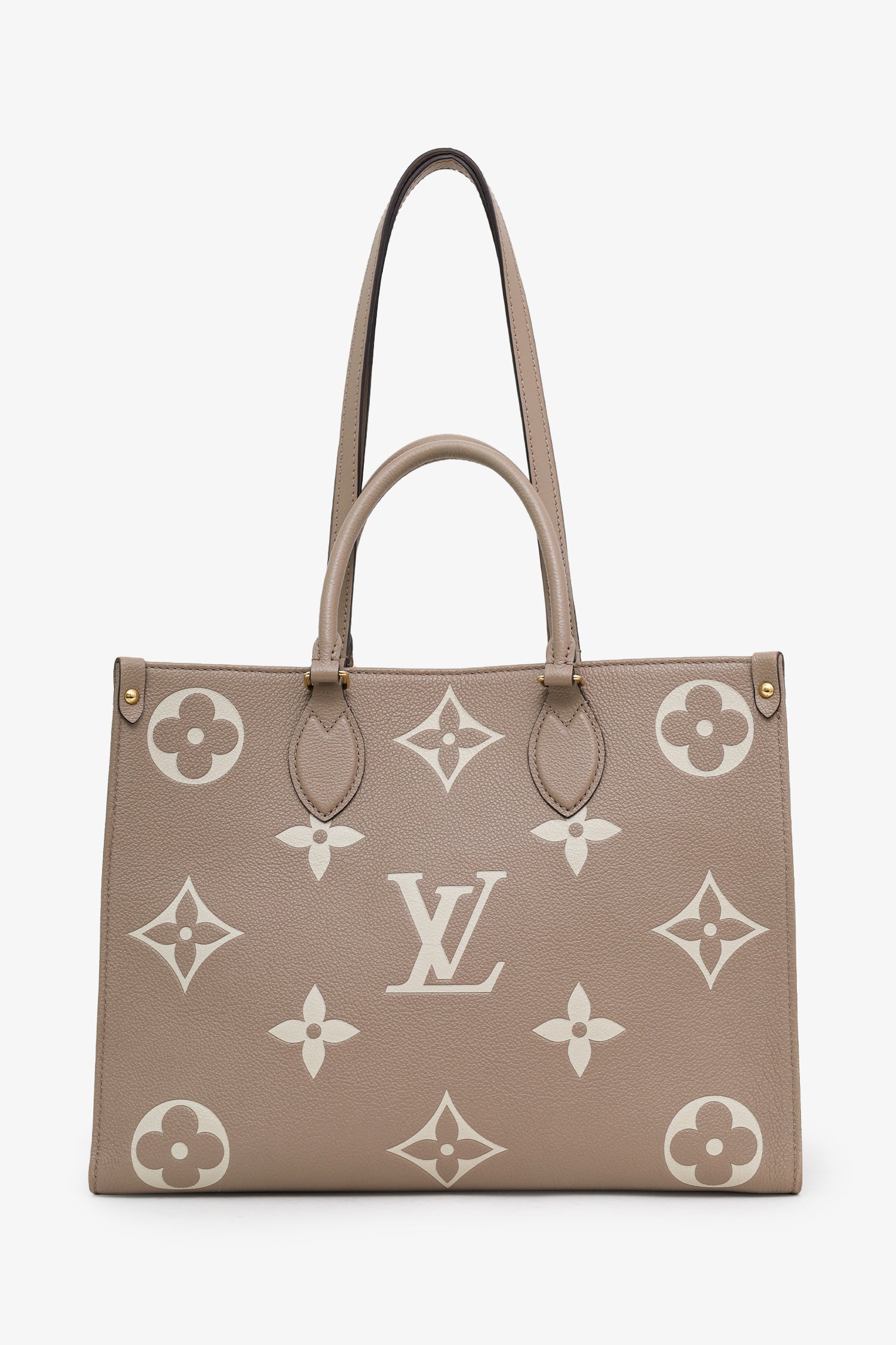 Louis Vuitton Bicolour Monogram Empreinte Leather OnTheGo MM