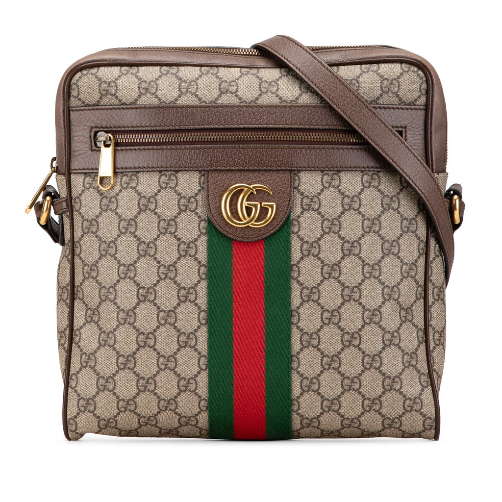 Ophidia Messenger Bag GG Coated Canvas Medium
