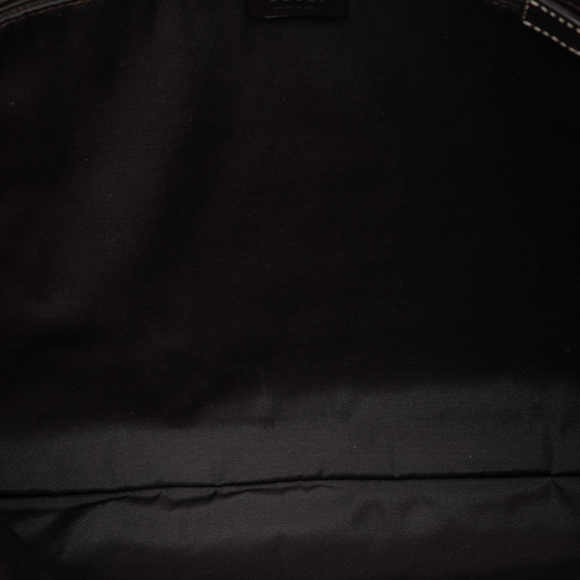 Zip Top Messenger Bag GG Coated Canvas Medium