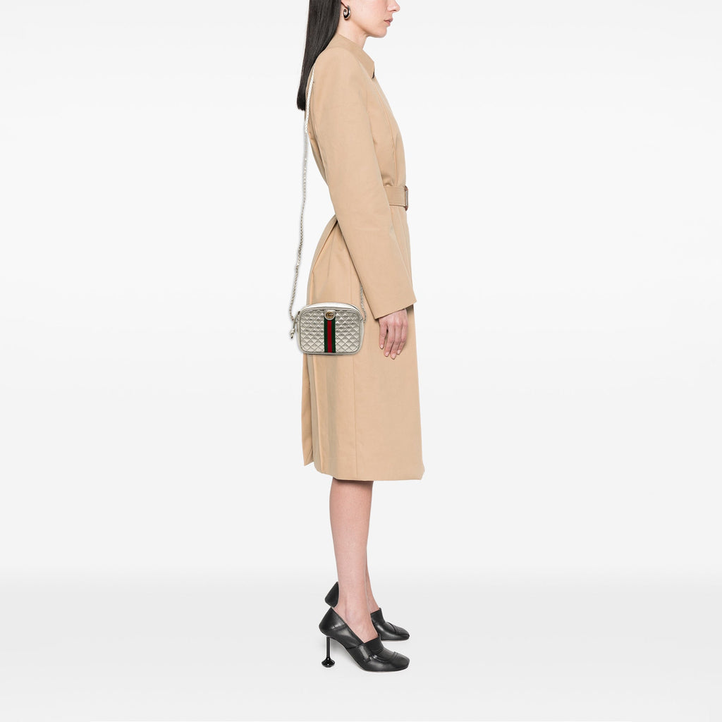 Trapuntata Camera Bag Quilted Leather Mini