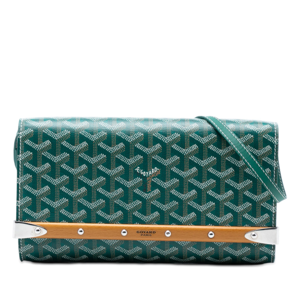 Monte Carlo Clutch with Strap Coated Canvas PM