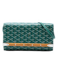 Monte Carlo Clutch with Strap Coated Canvas PM