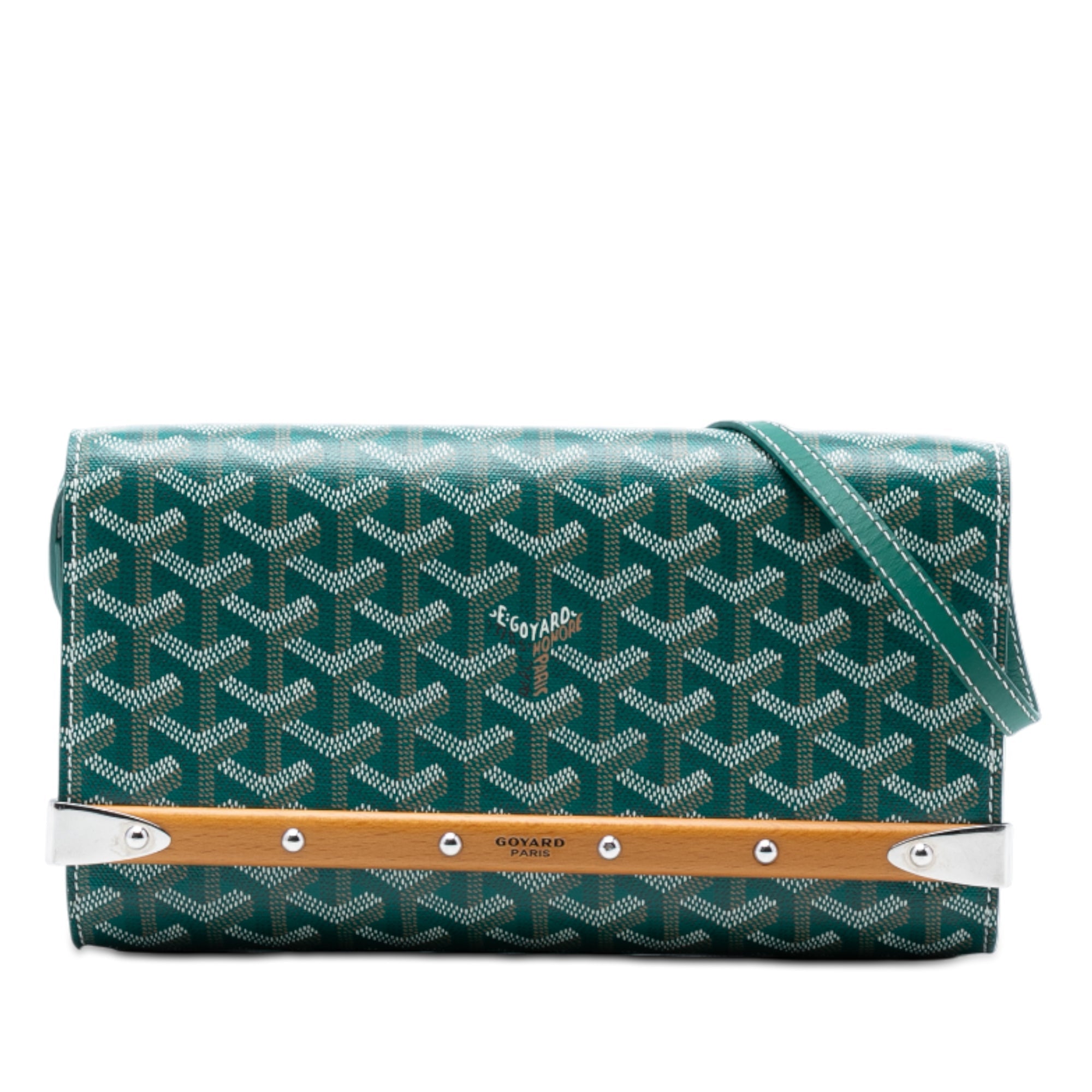 Monte Carlo Clutch with Strap Coated Canvas PM