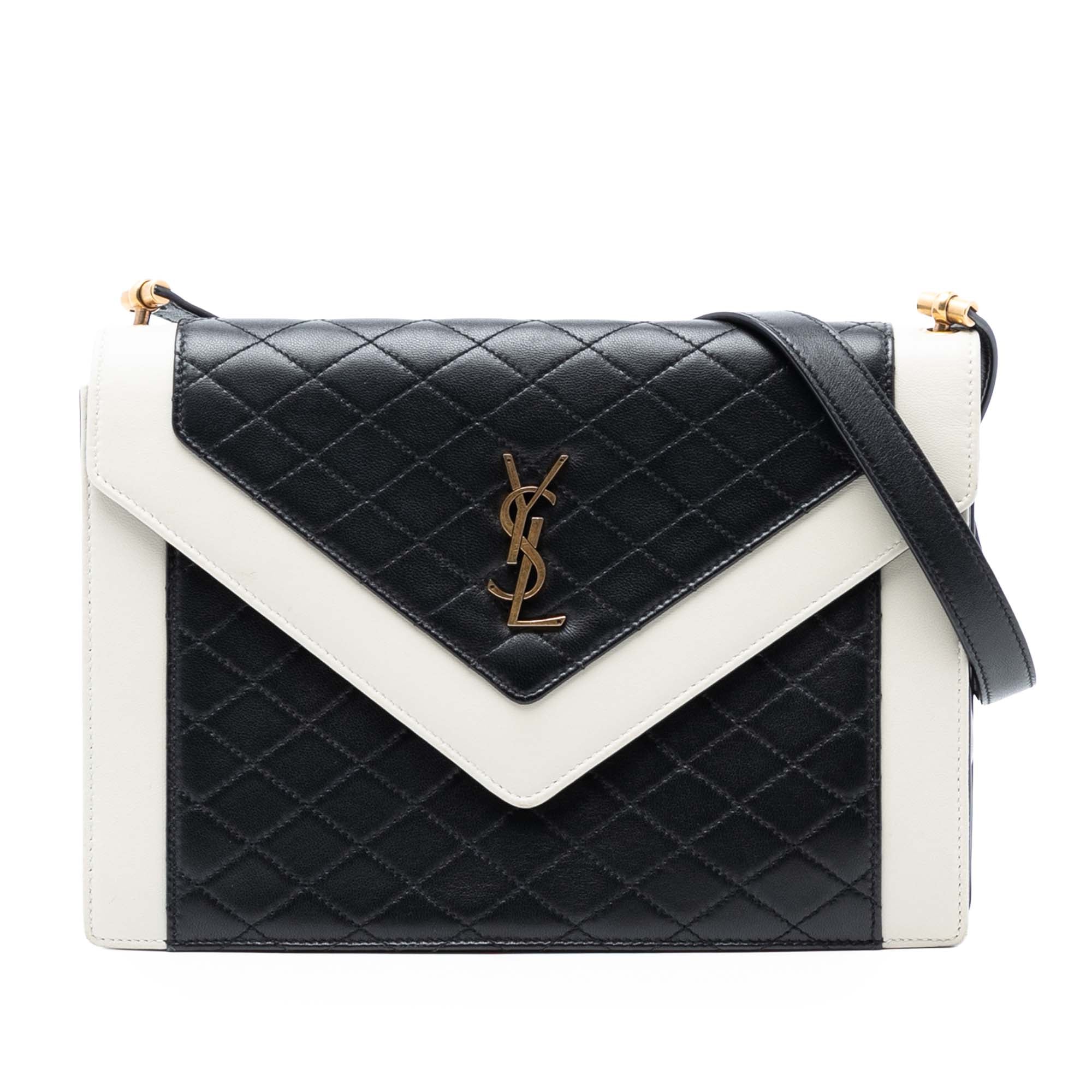 Gaby Envelope Satchel Quilted Leather