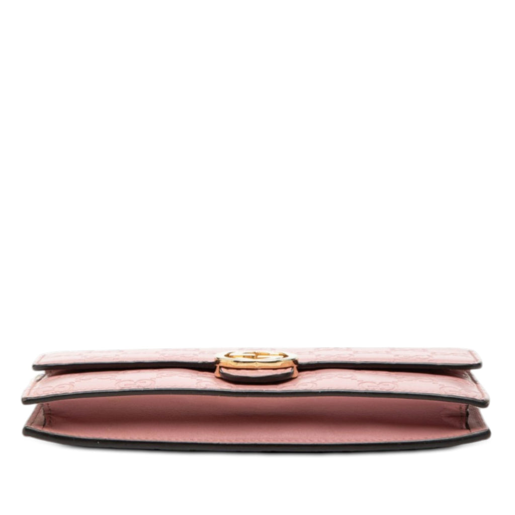 Icon Wallet on Chain Guccissima Leather