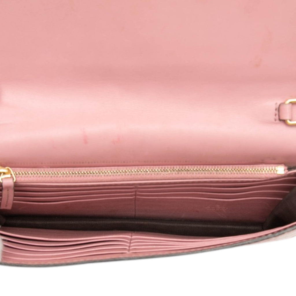 Icon Wallet on Chain Guccissima Leather