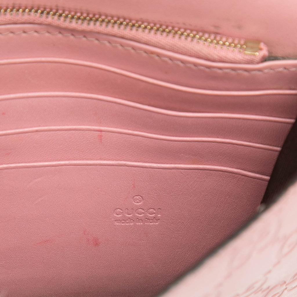 Icon Wallet on Chain Guccissima Leather