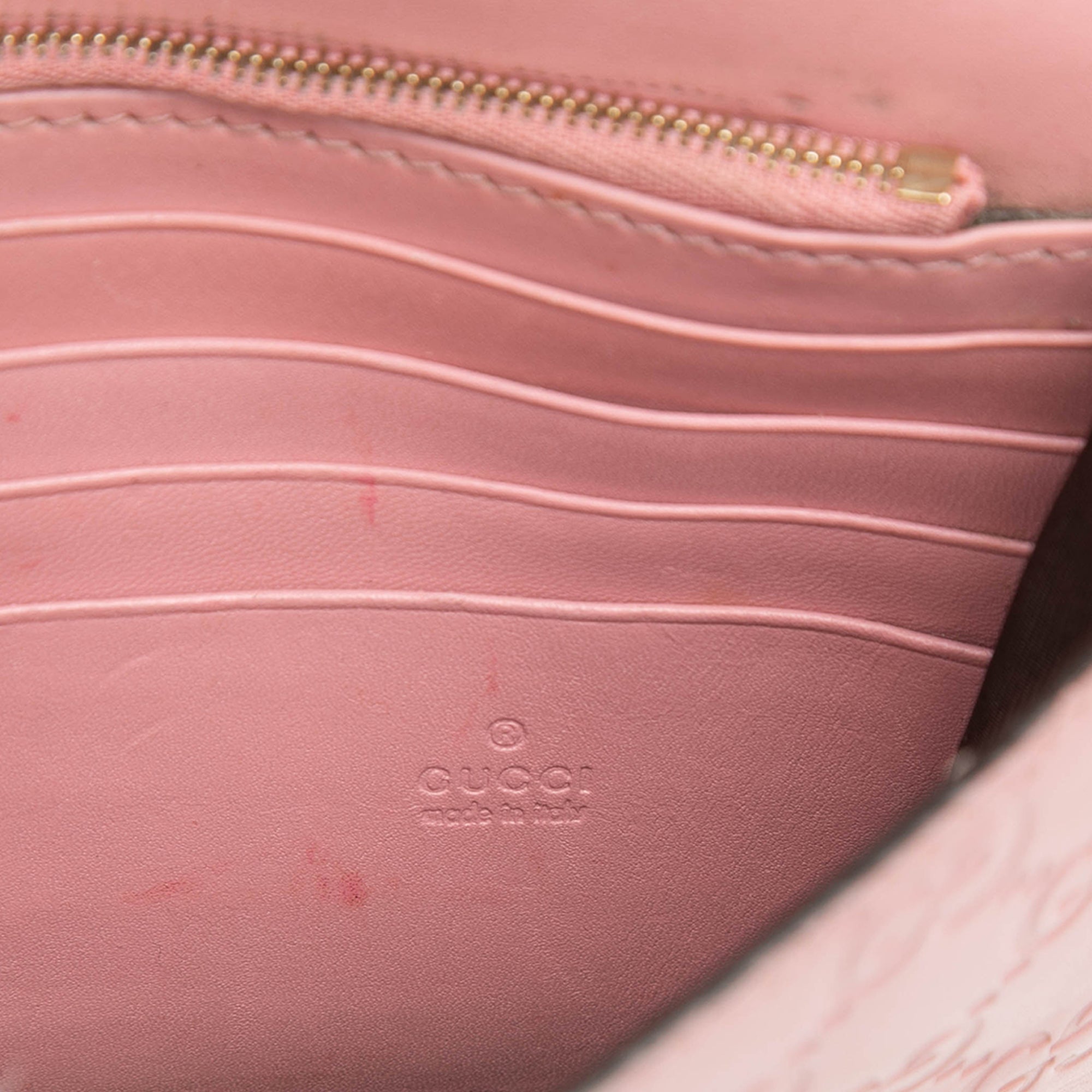 Icon Wallet on Chain Guccissima Leather