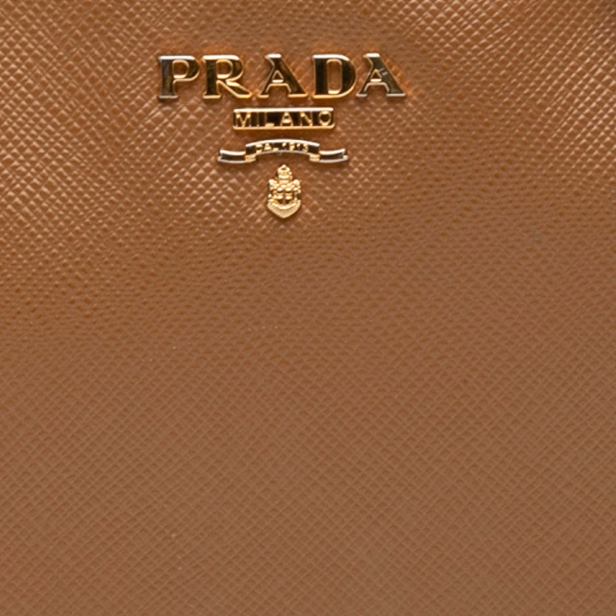 Zip Crossbody Bag Saffiano Leather Mini