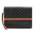 Wallet on Strap Triomphe Coated Canvas