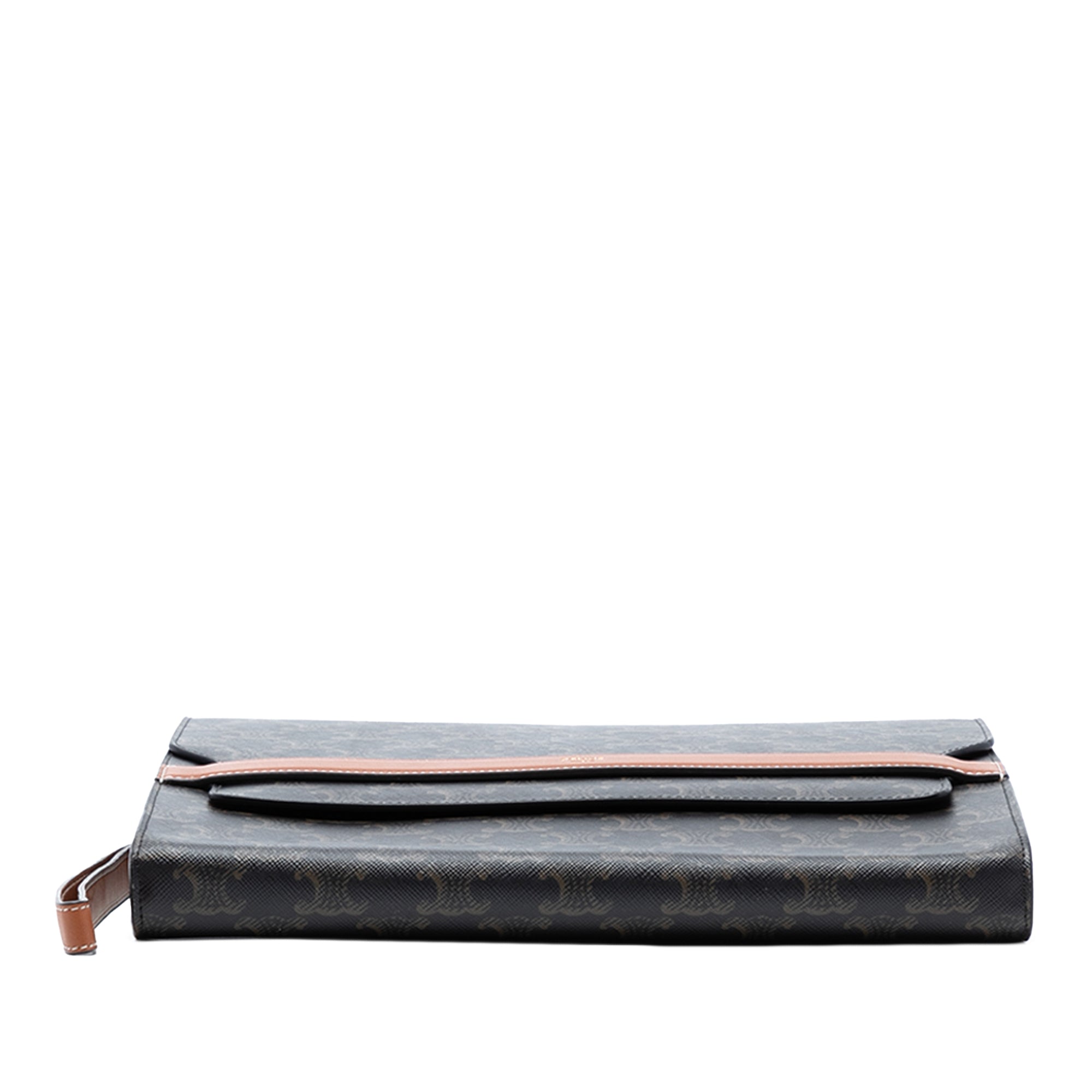 Wallet on Strap Triomphe Coated Canvas