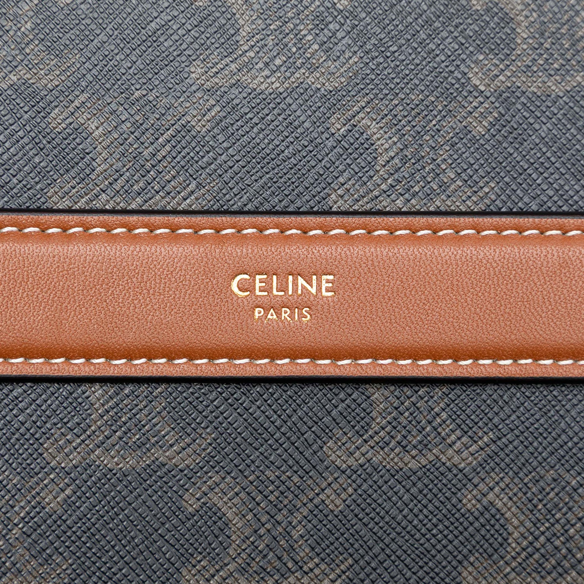 Wallet on Strap Triomphe Coated Canvas