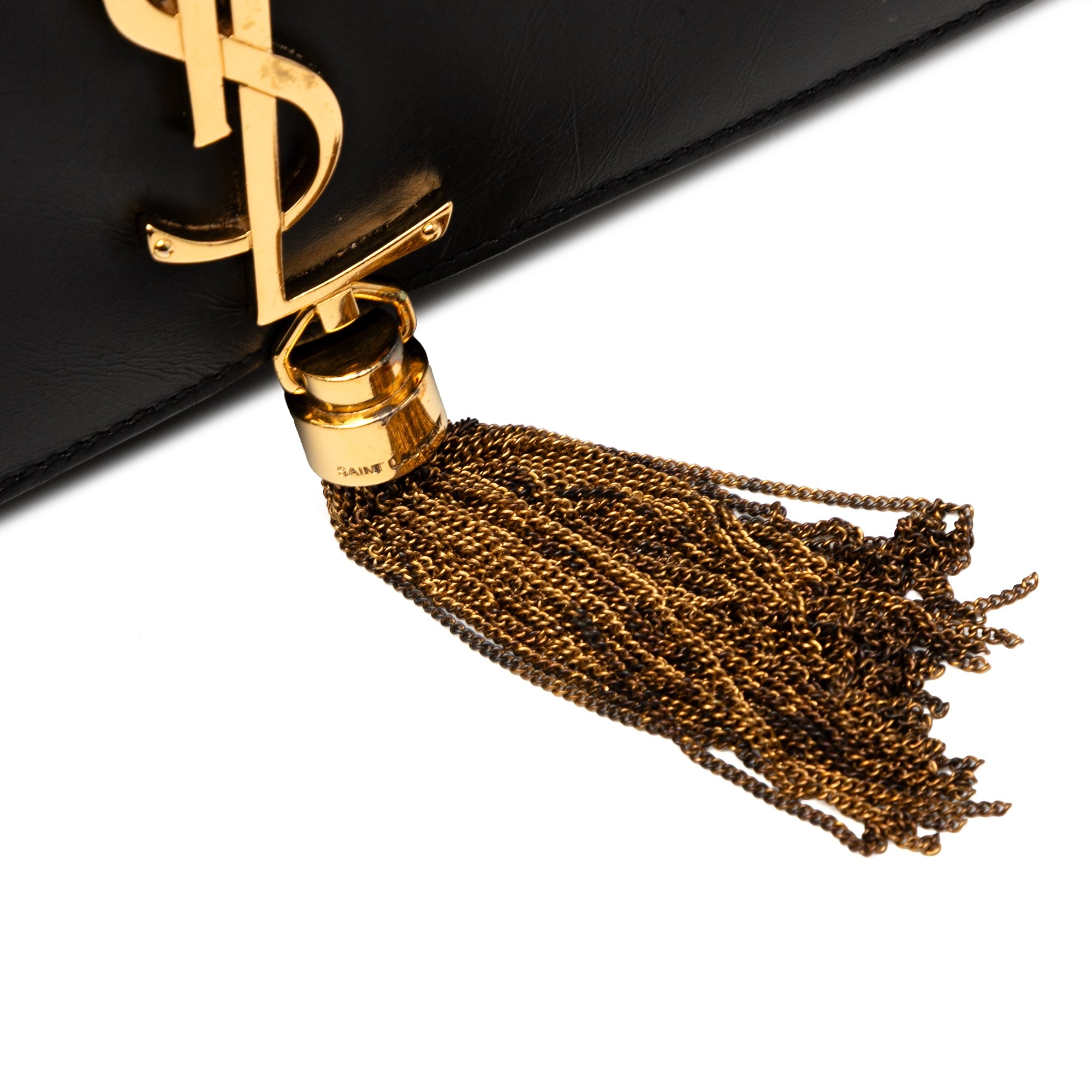 Classic Monogram Tassel Crossbody Bag Leather Medium