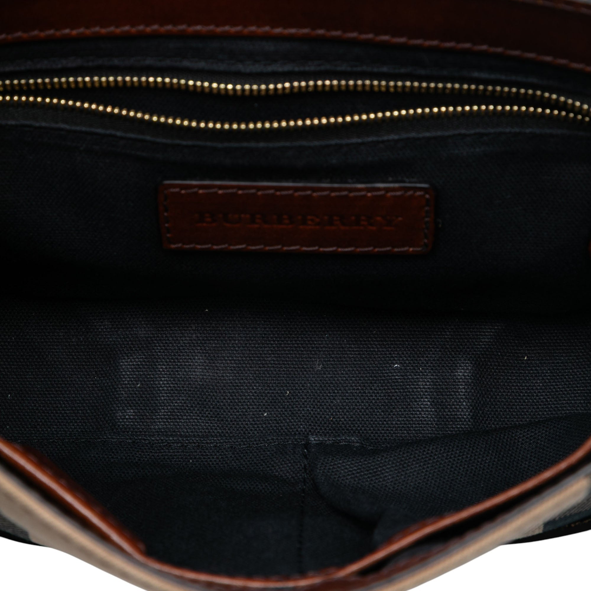 Bridle Abbott Crossbody Bag House Check Canvas and Leather Small