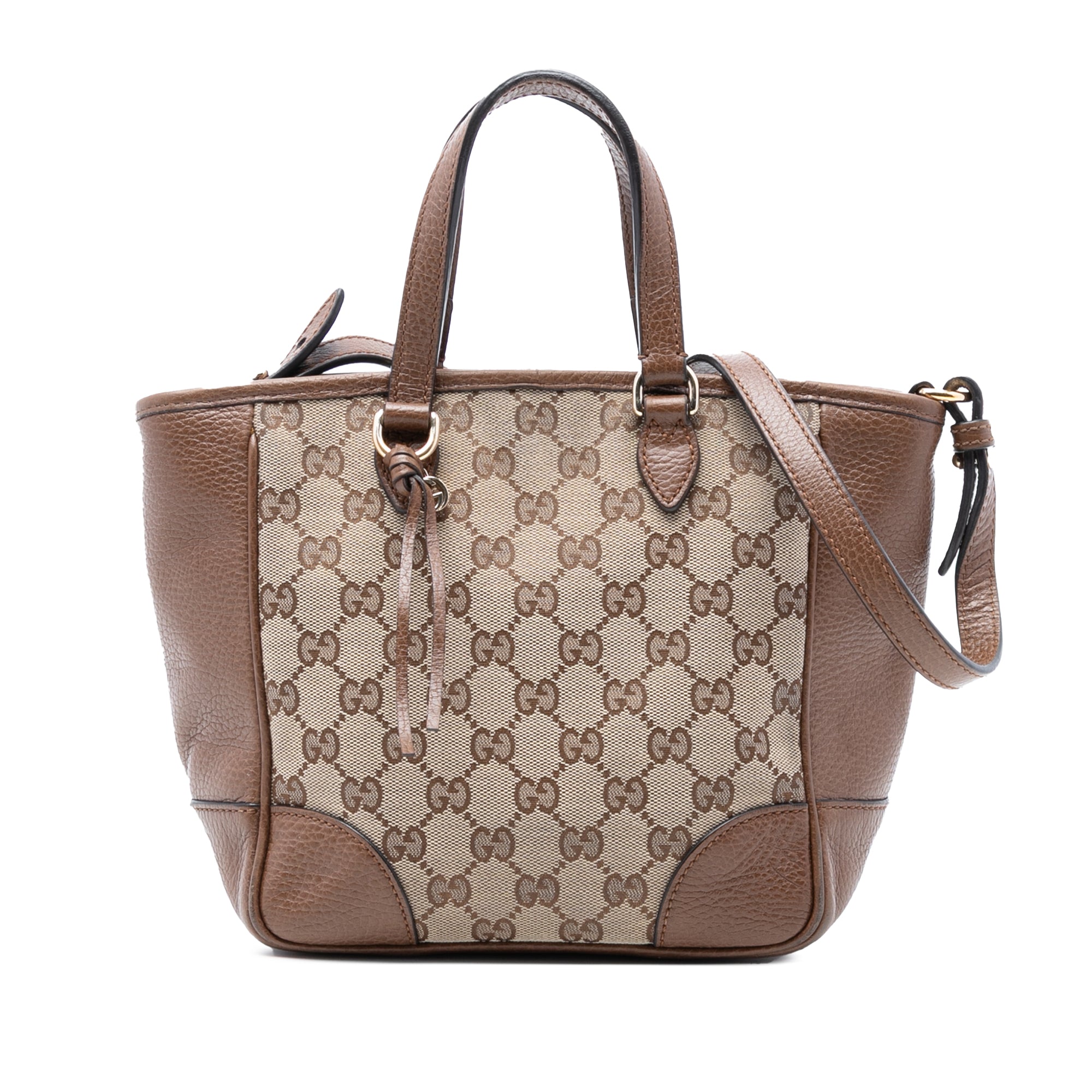 Bree Convertible Tote GG Canvas with Leather Small