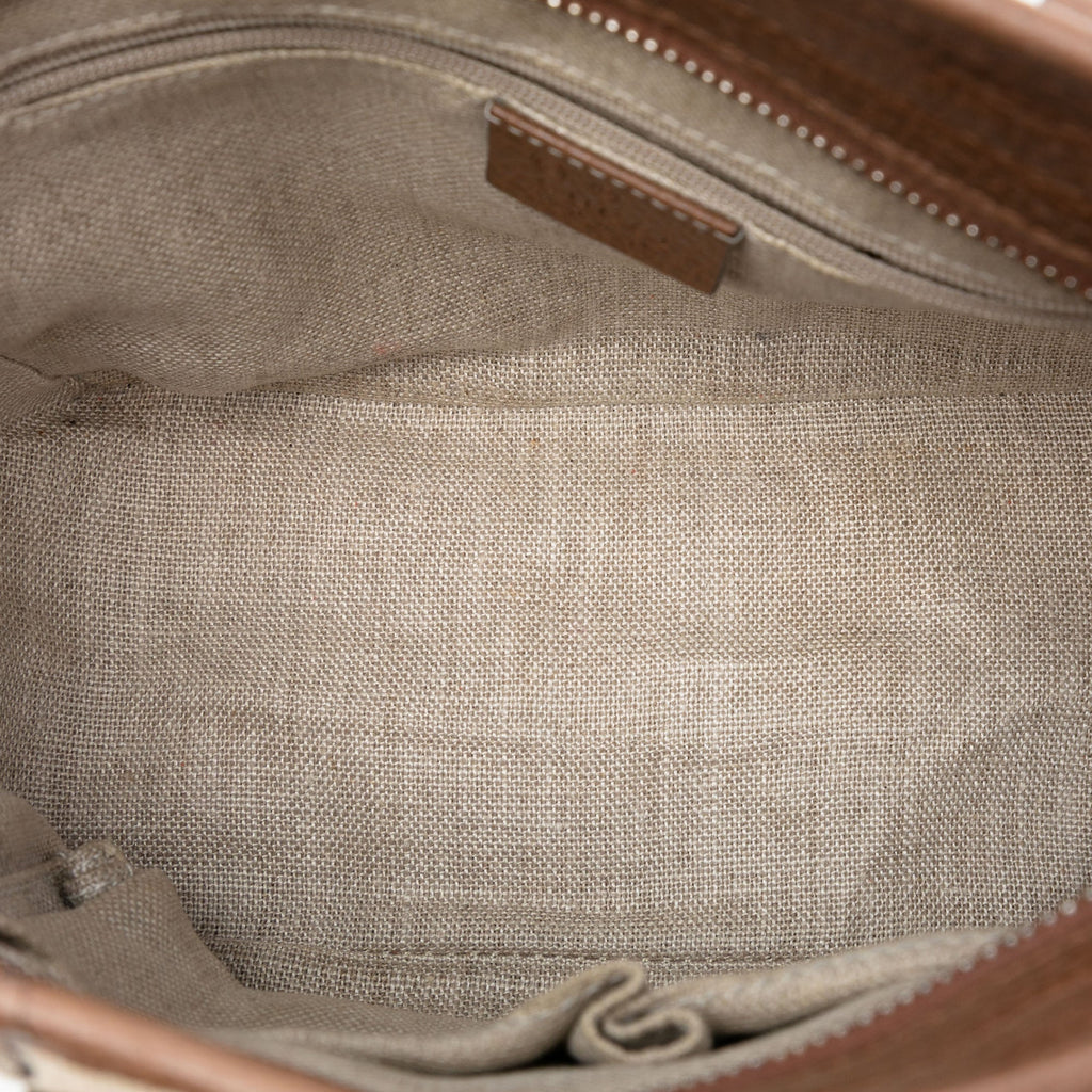 Bree Convertible Tote GG Canvas with Leather Small