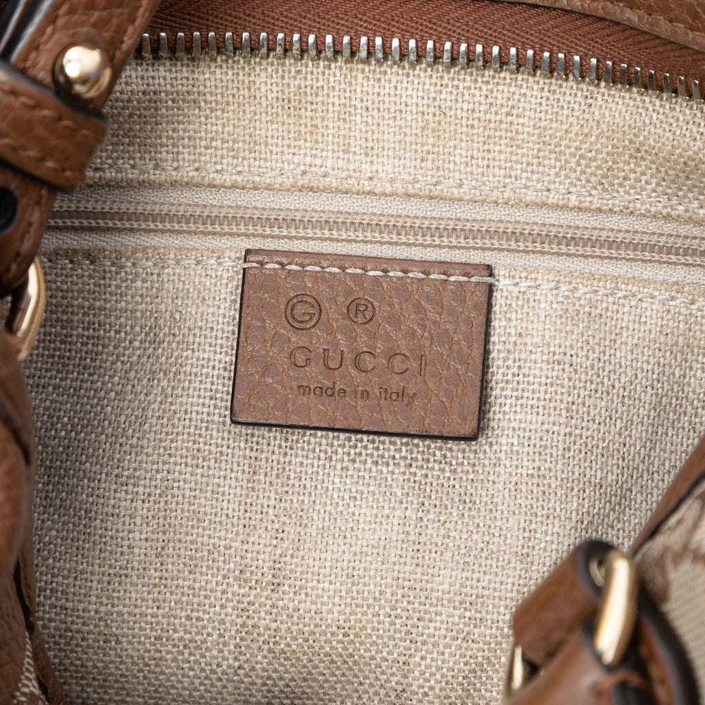 Bree Convertible Tote GG Canvas with Leather Small