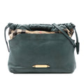 Little Crush Crossbody Bag Leather and House Check Canvas
