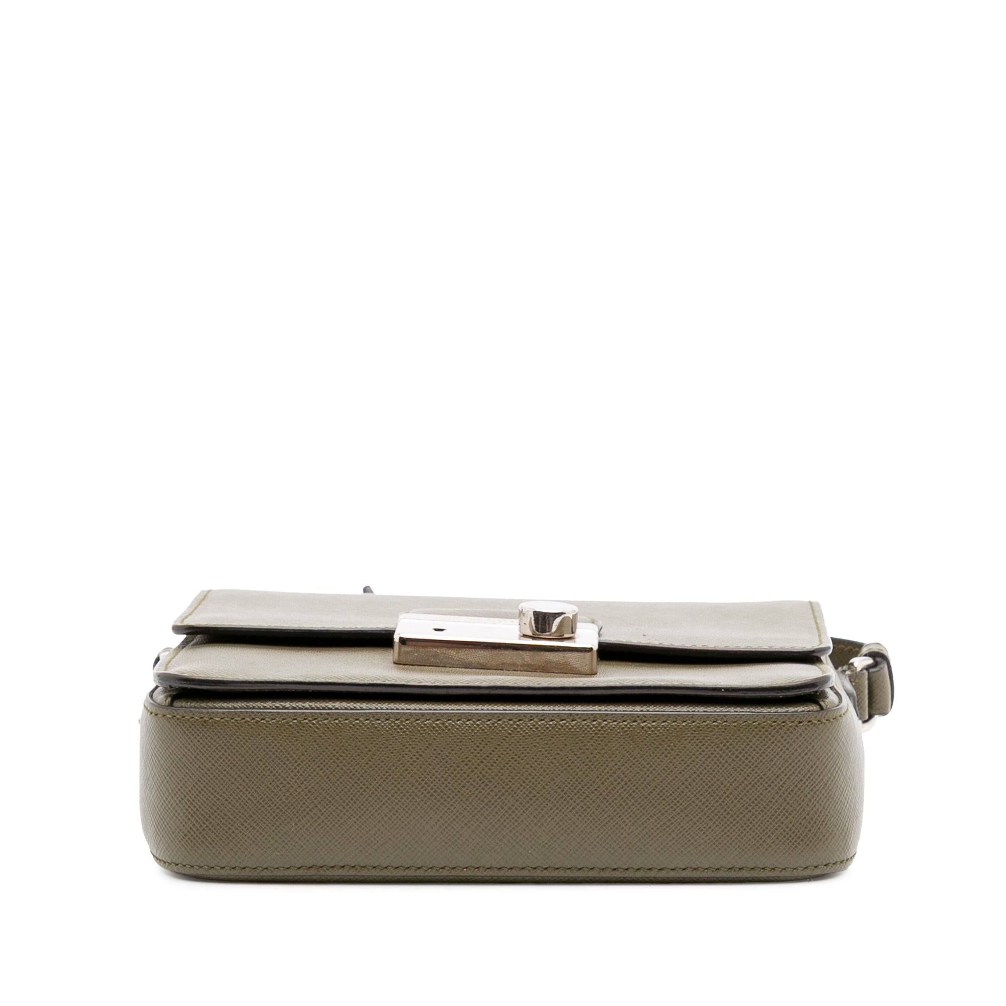 Lux Sound Crossbody Bag Saffiano Leather Small