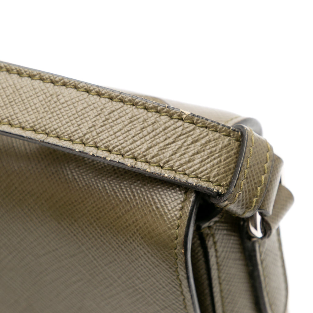 Lux Sound Crossbody Bag Saffiano Leather Small