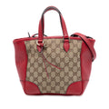 Bree Convertible Tote GG Canvas with Leather Small