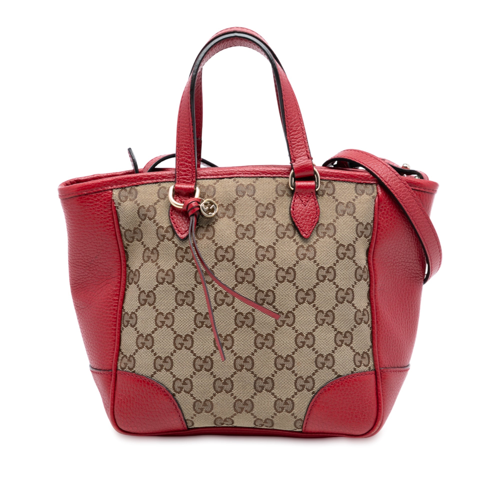 Bree Convertible Tote GG Canvas with Leather Small