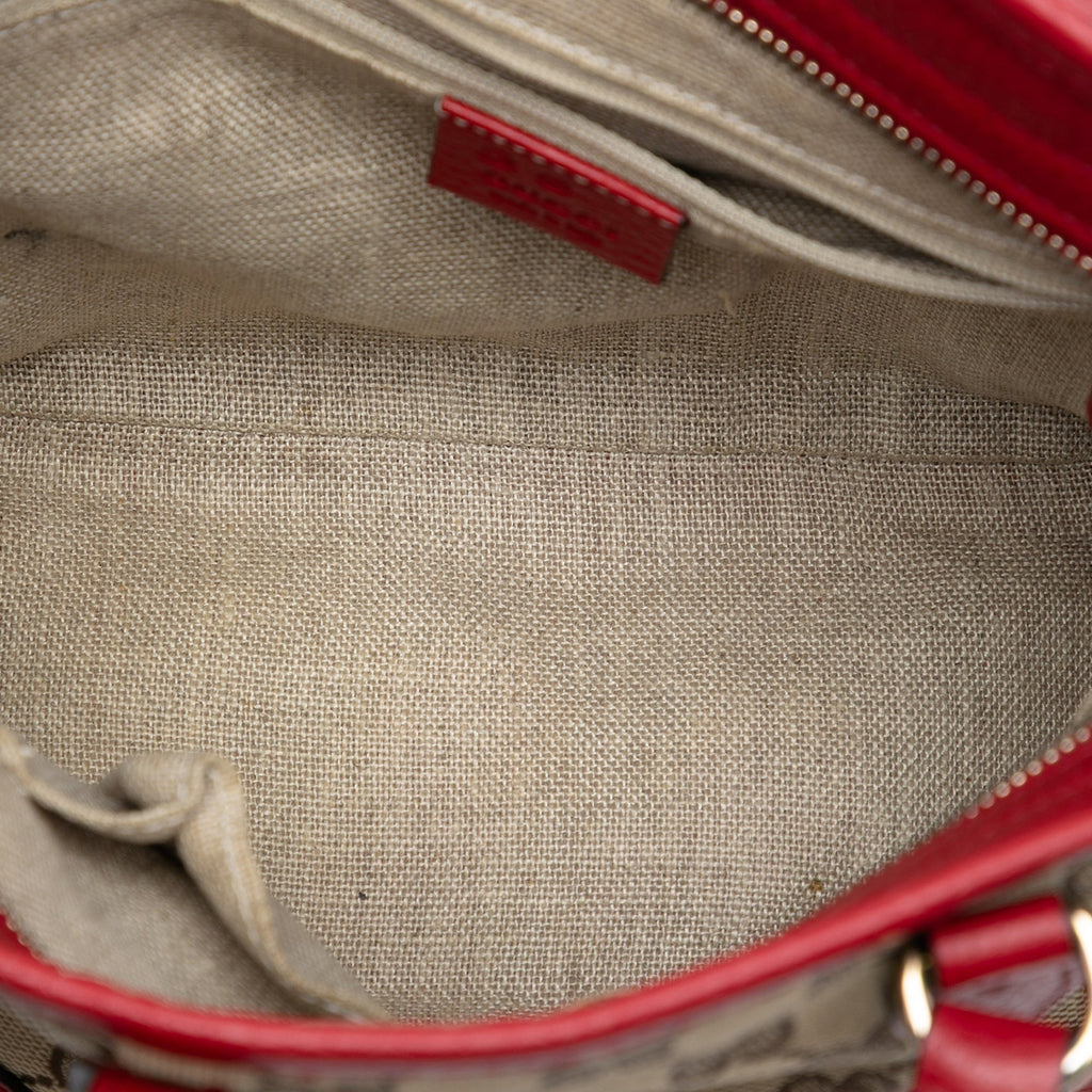 Bree Convertible Tote GG Canvas with Leather Small