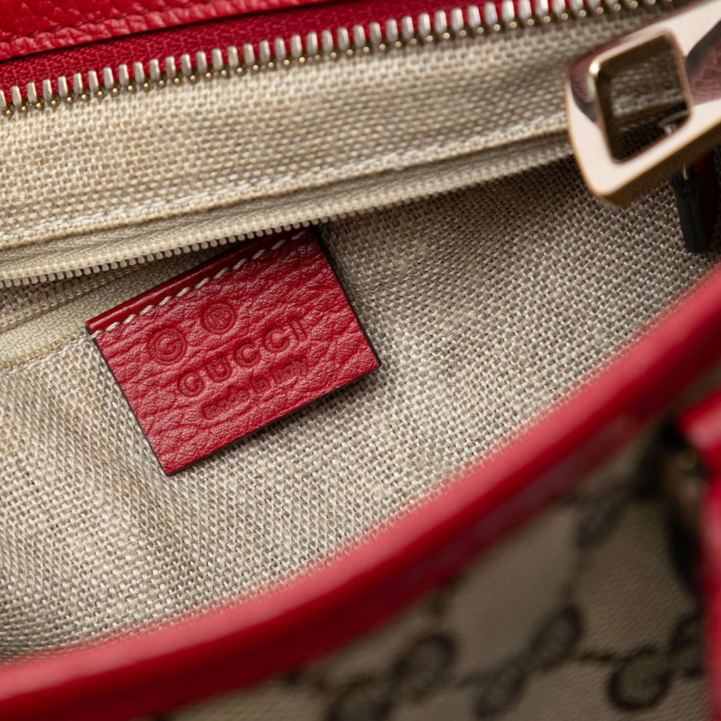 Bree Convertible Tote GG Canvas with Leather Small