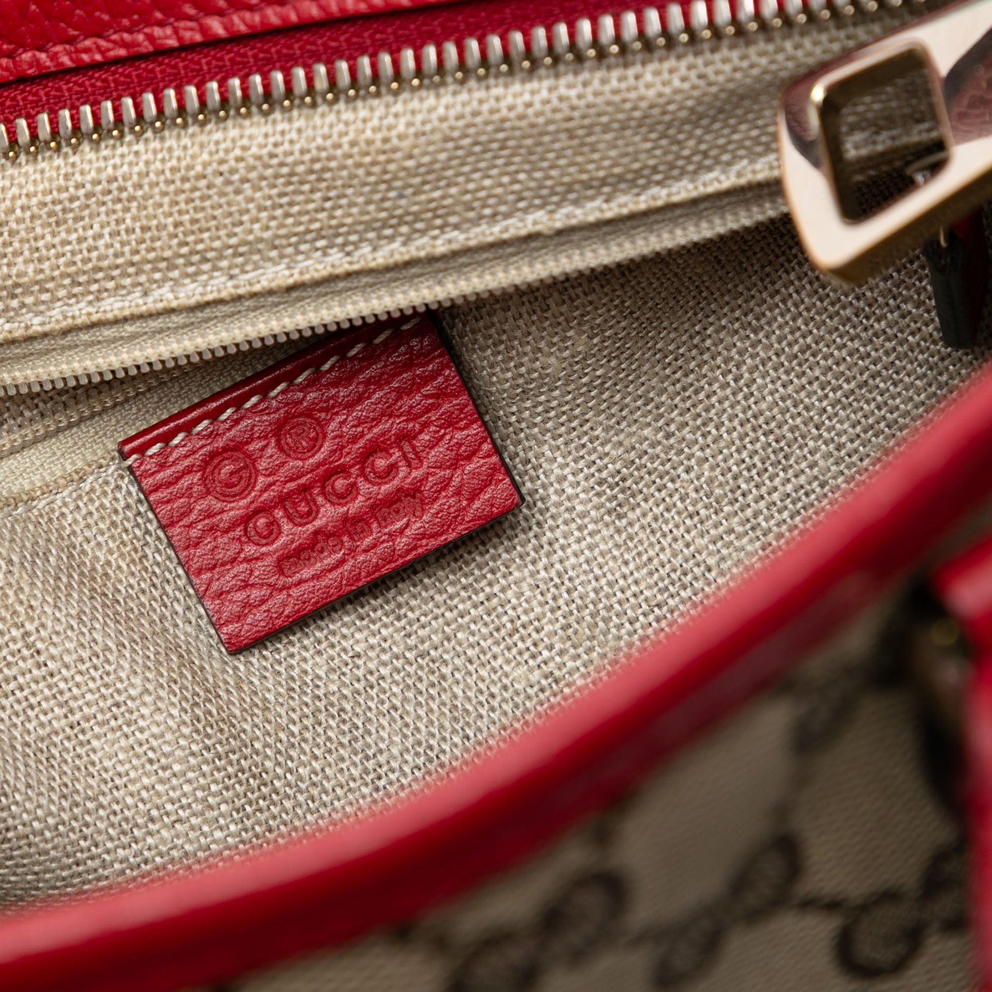 Bree Convertible Tote GG Canvas with Leather Small