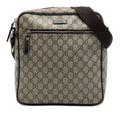 Front Zip Messenger GG Coated Canvas Medium