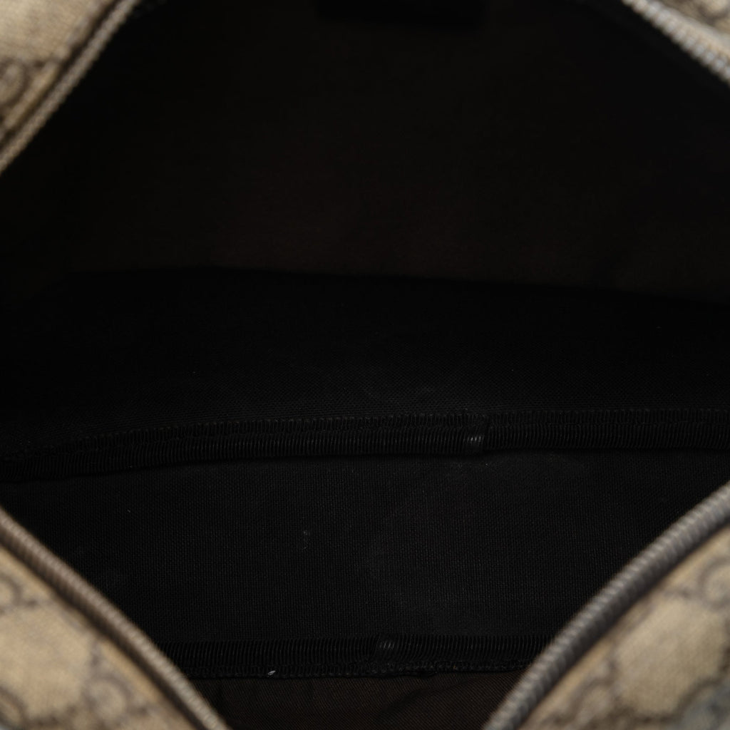 Front Zip Messenger GG Coated Canvas Medium