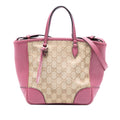 Bree Convertible Tote GG Canvas with Leather Small