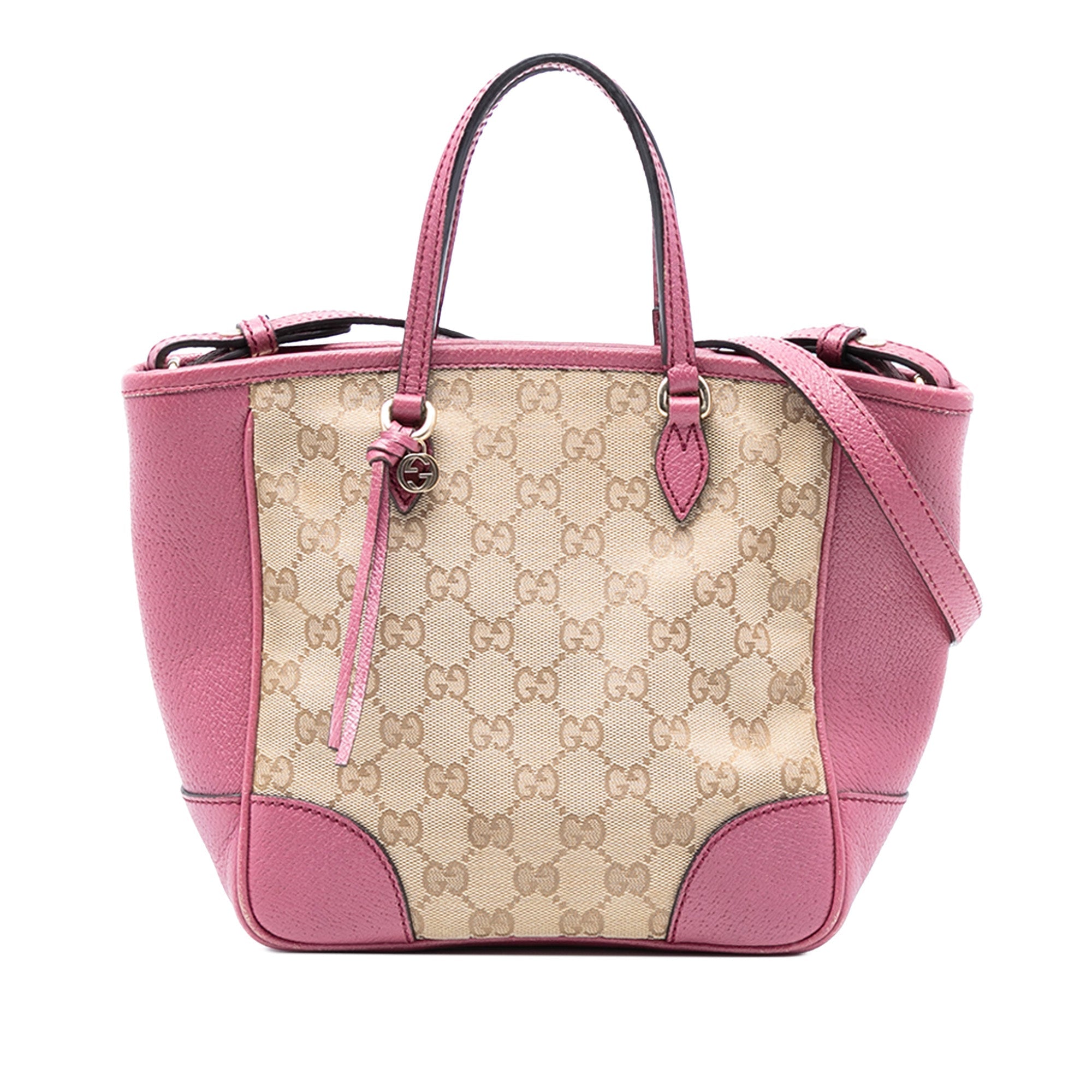 Bree Convertible Tote GG Canvas with Leather Small
