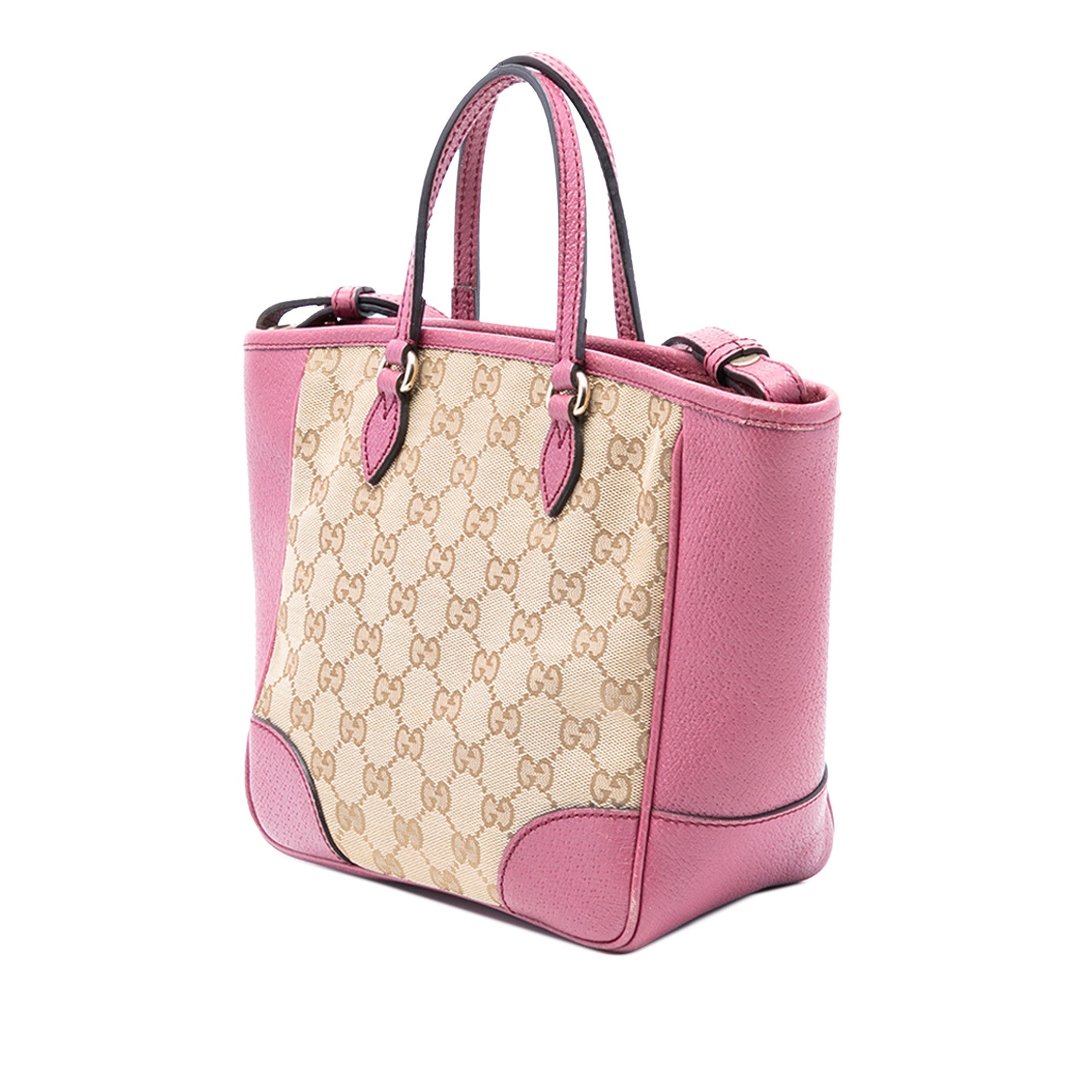 Bree Convertible Tote GG Canvas with Leather Small
