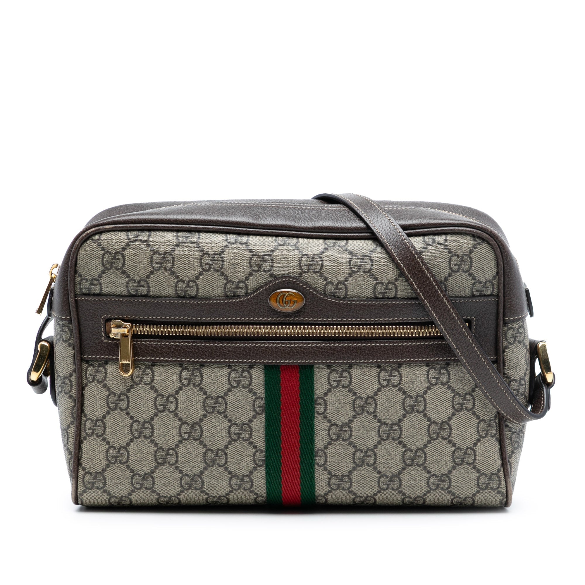 Ophidia Shoulder Bag GG Coated Canvas Small