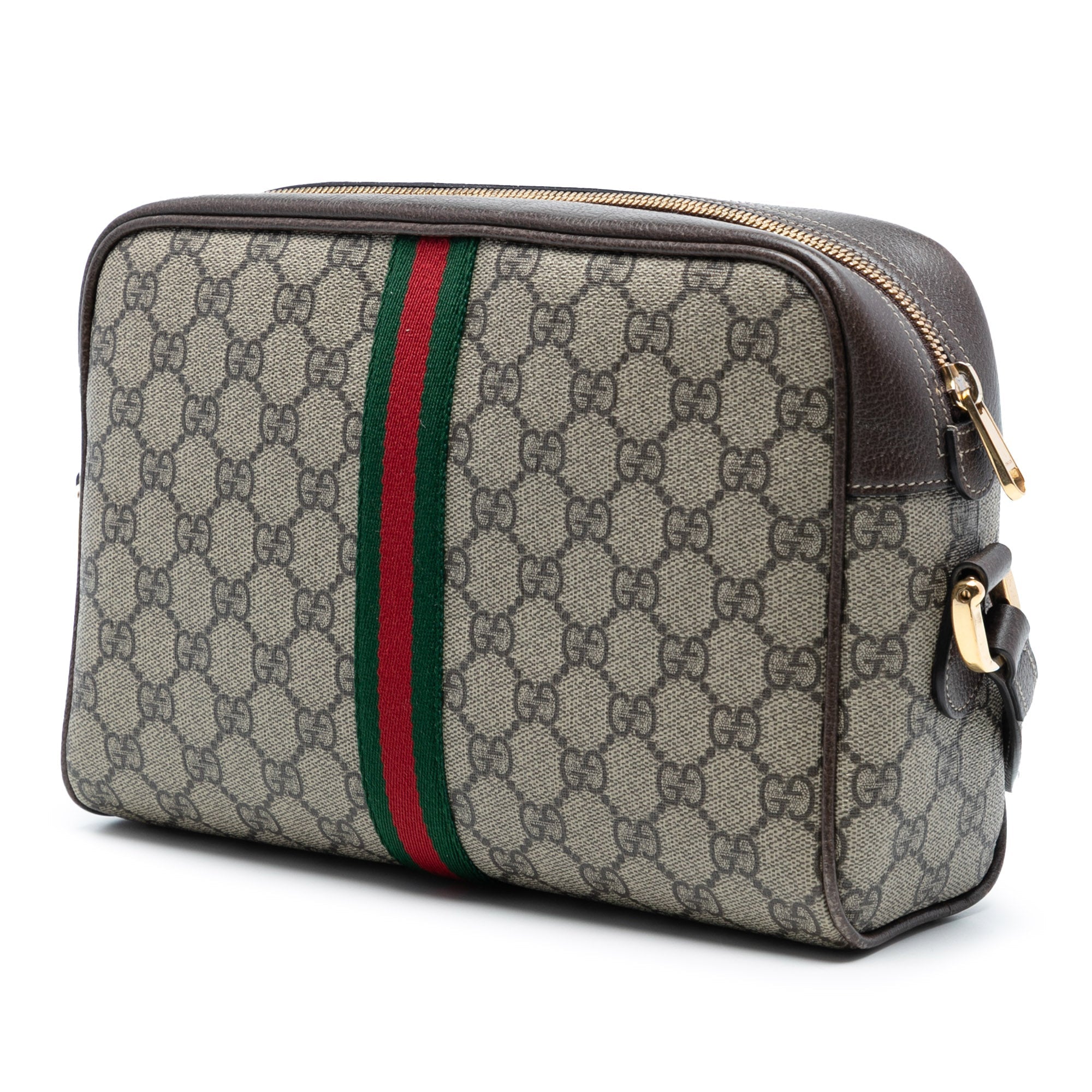 Ophidia Shoulder Bag GG Coated Canvas Small