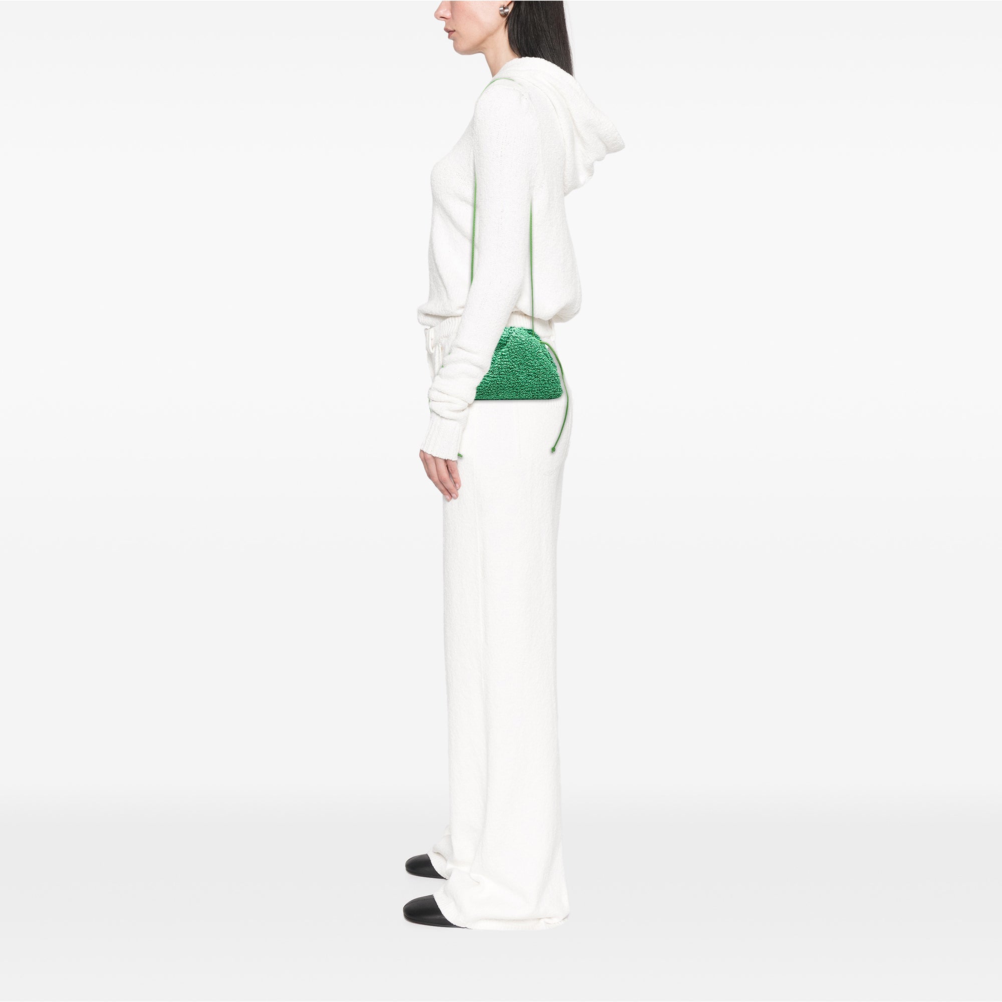 The Pouch Curly Raffia Mini