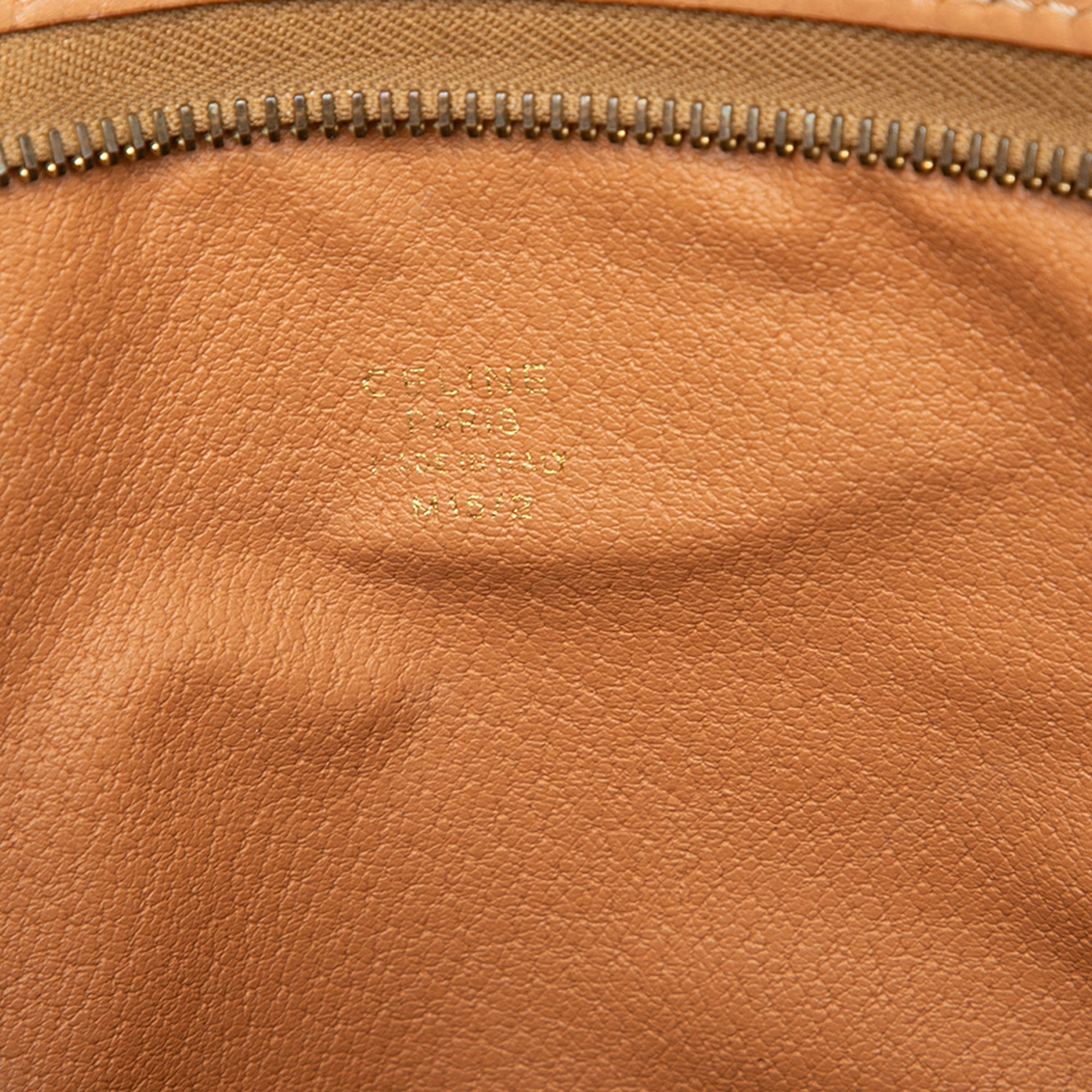 Vintage Saddle Flap Shoulder Bag Macadam Coated Canvas Small