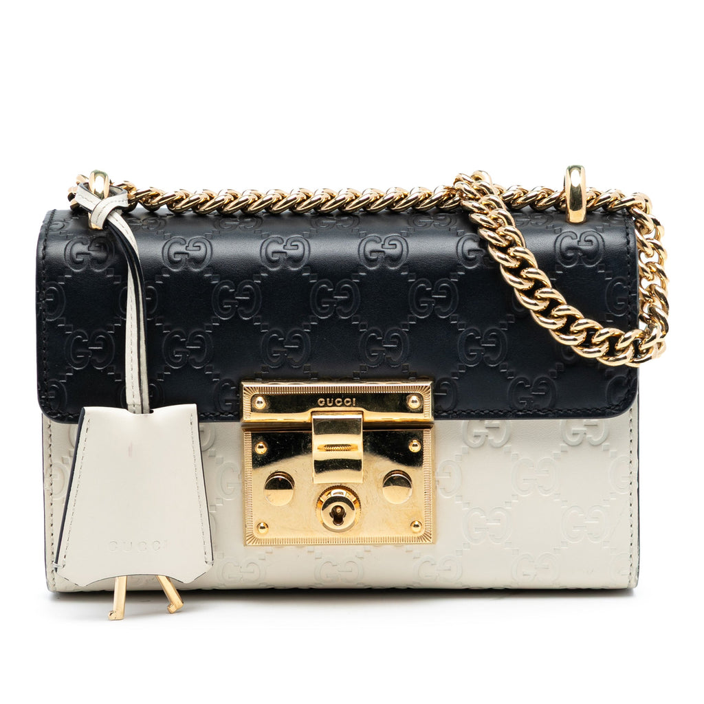 Padlock Shoulder Bag Guccissima Leather Small