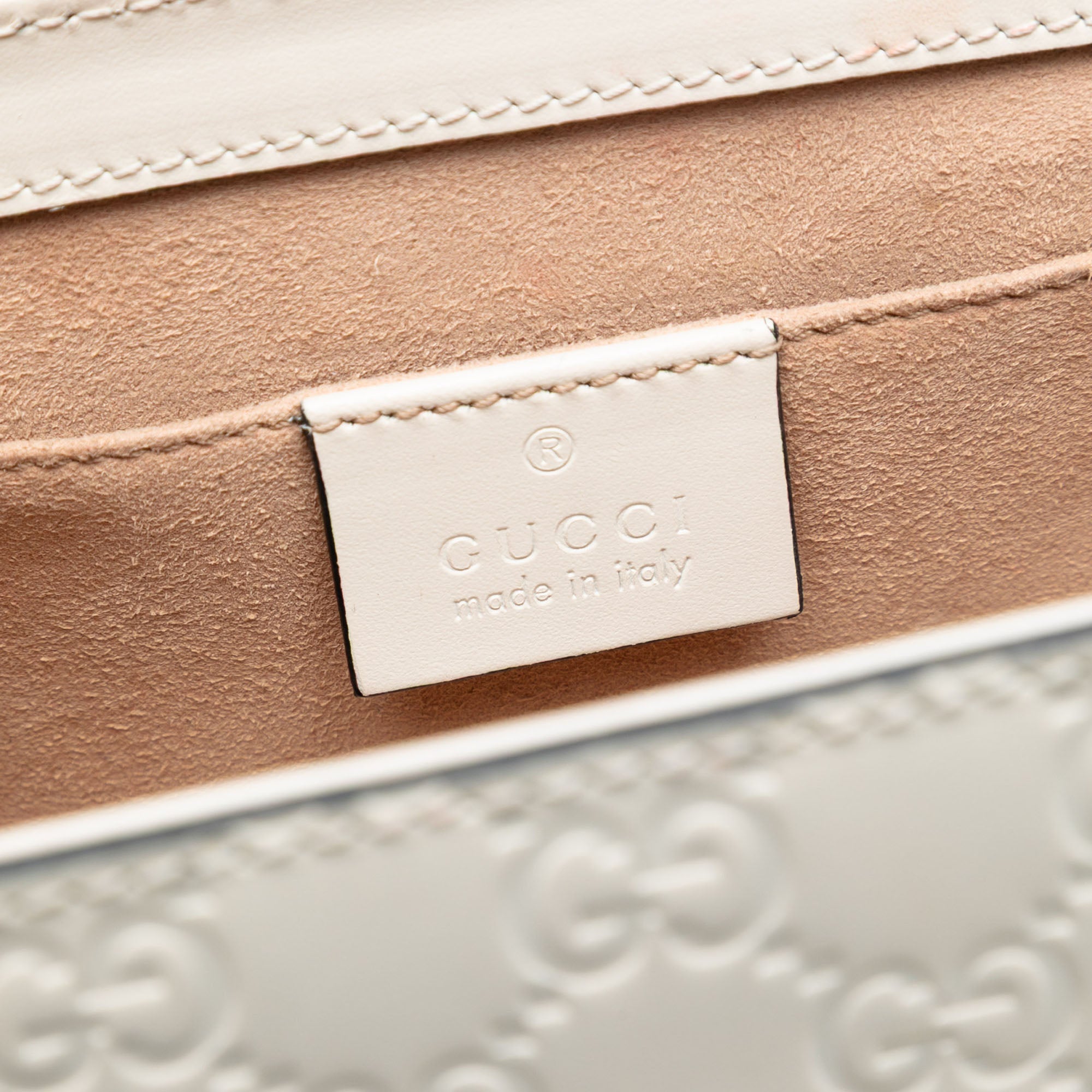 Padlock Shoulder Bag Guccissima Leather Small