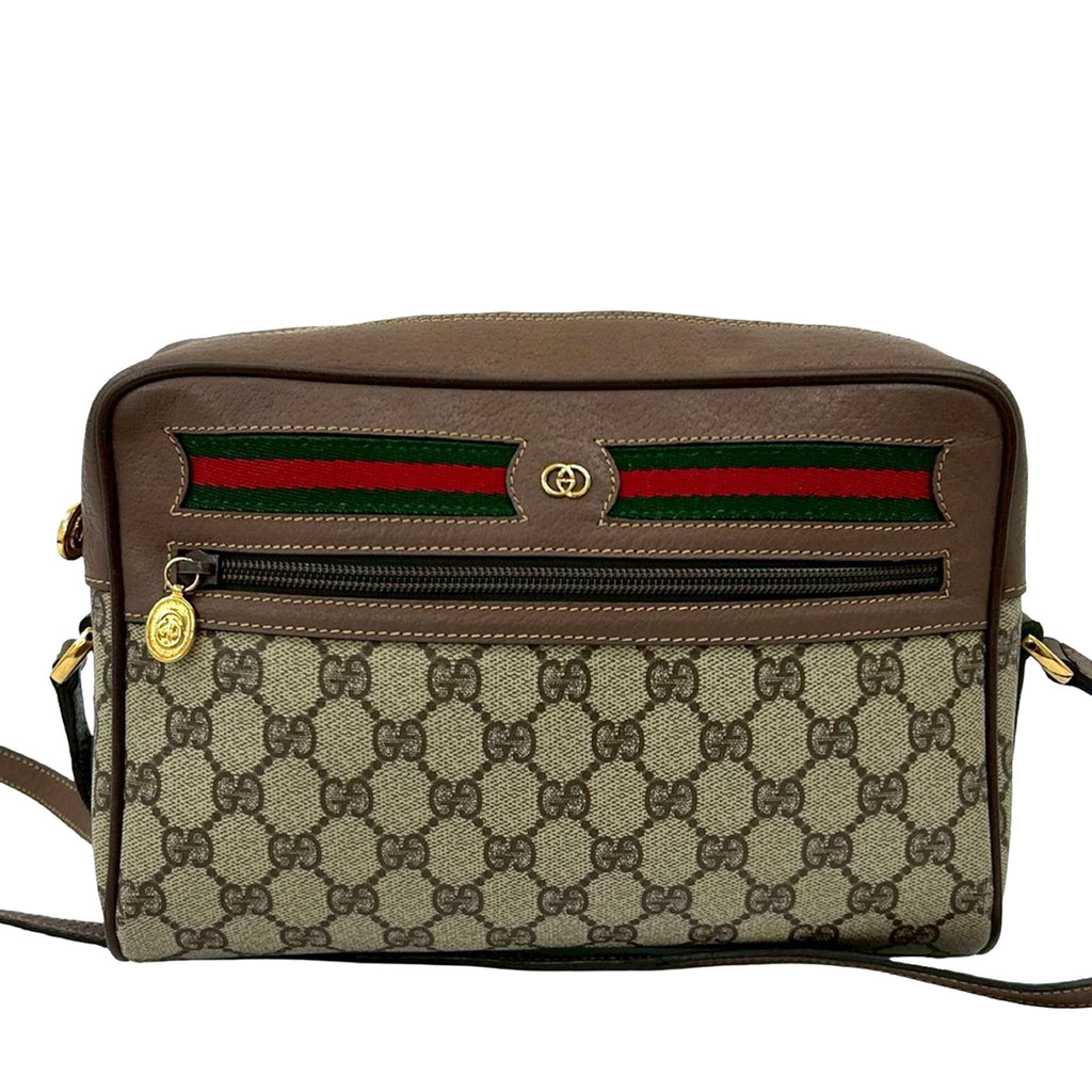 Ophidia Shoulder Bag GG Coated Canvas Small